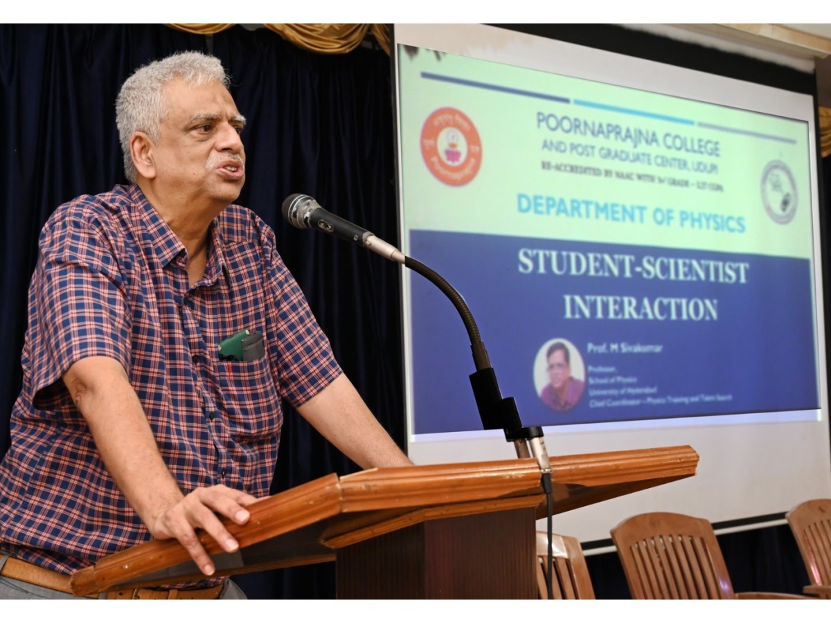 Prof. M. Sivakumar – Interaction with Students